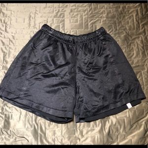 Black Knockout Shorts with Liner